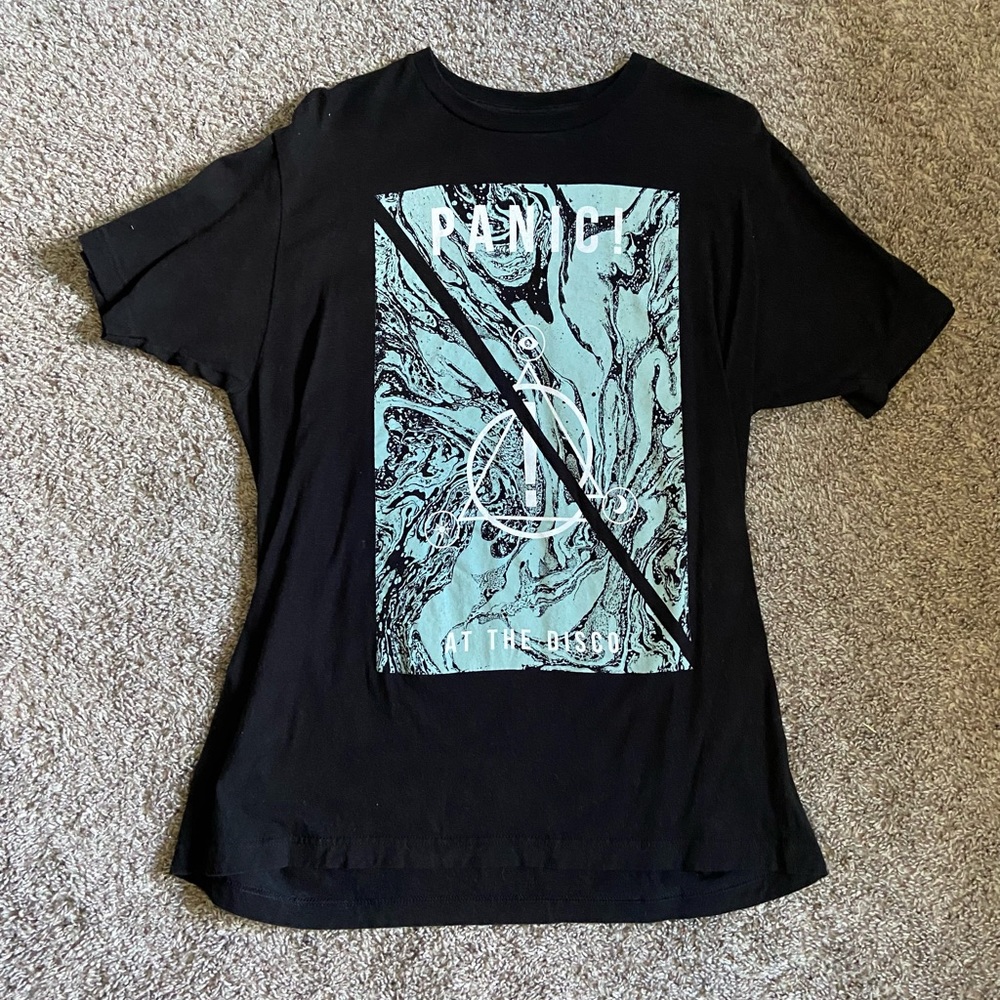 Large Black Panic! At The Disco Men’s Tee!